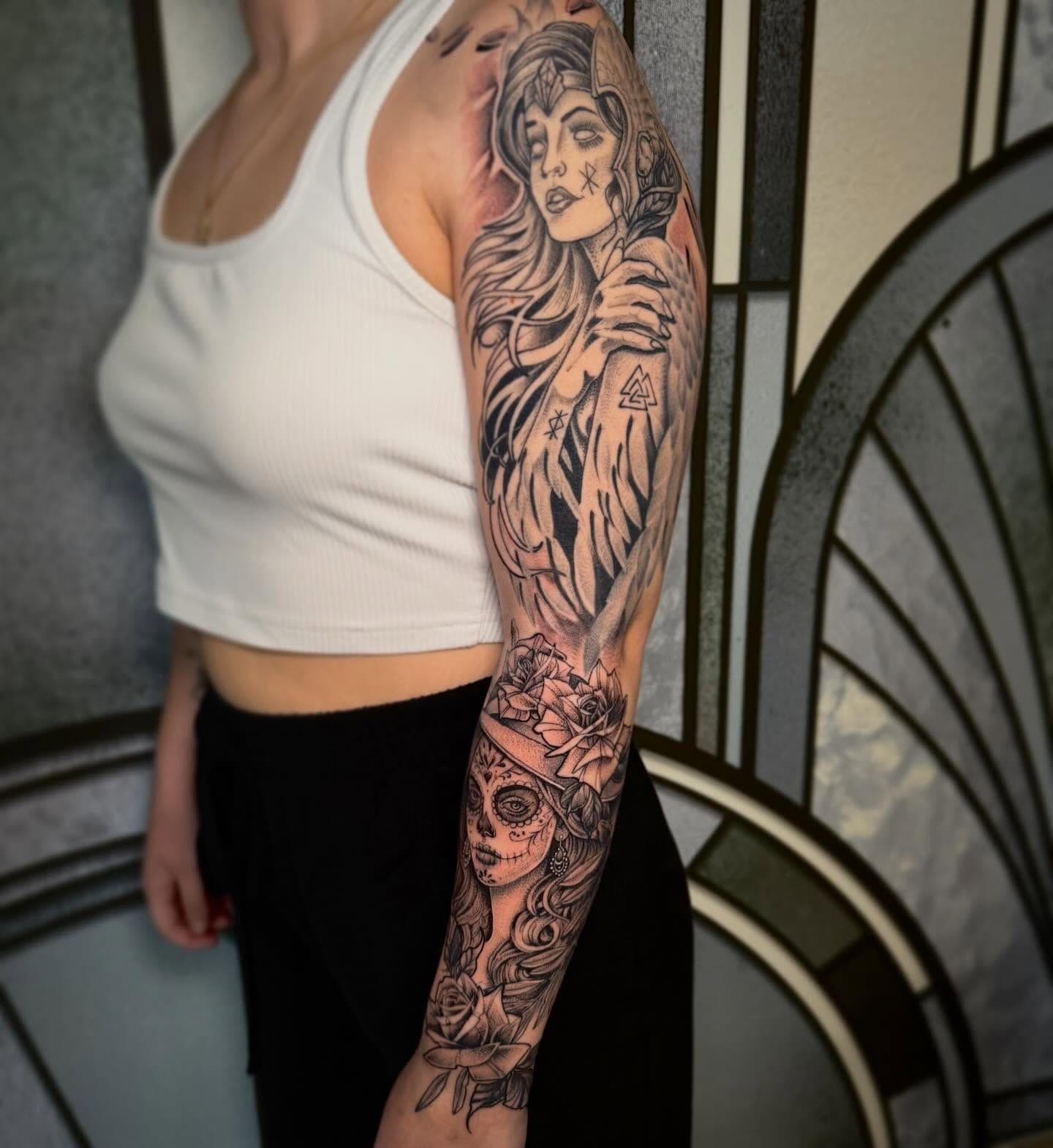 Tatouage réalisé par Ben au Tattoo Studio Tewfick à Angers
