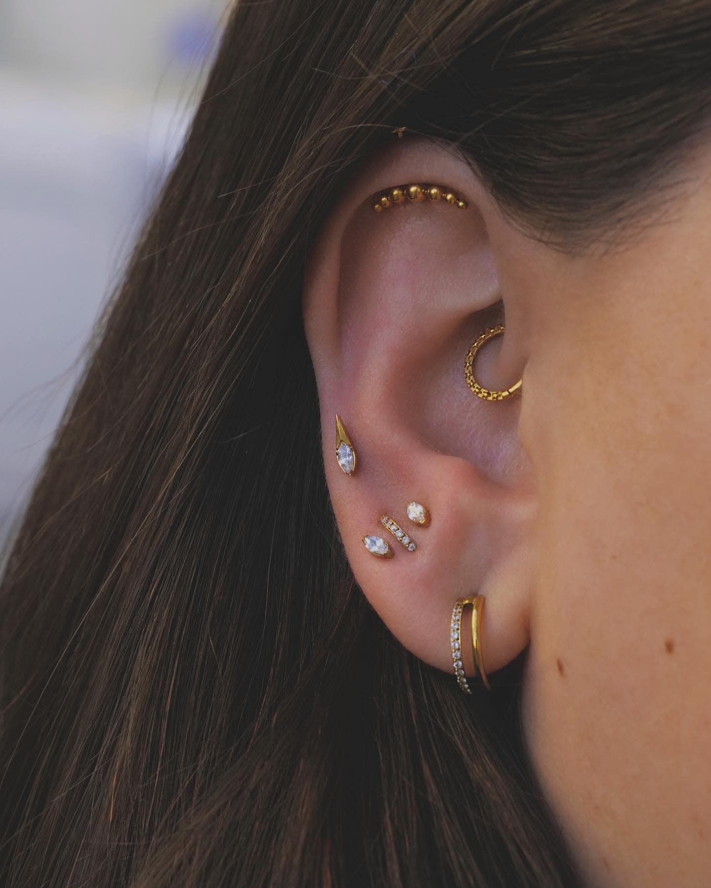 Piercing réalisé par Bryan au Tattoo Studio Tewfick à Angers