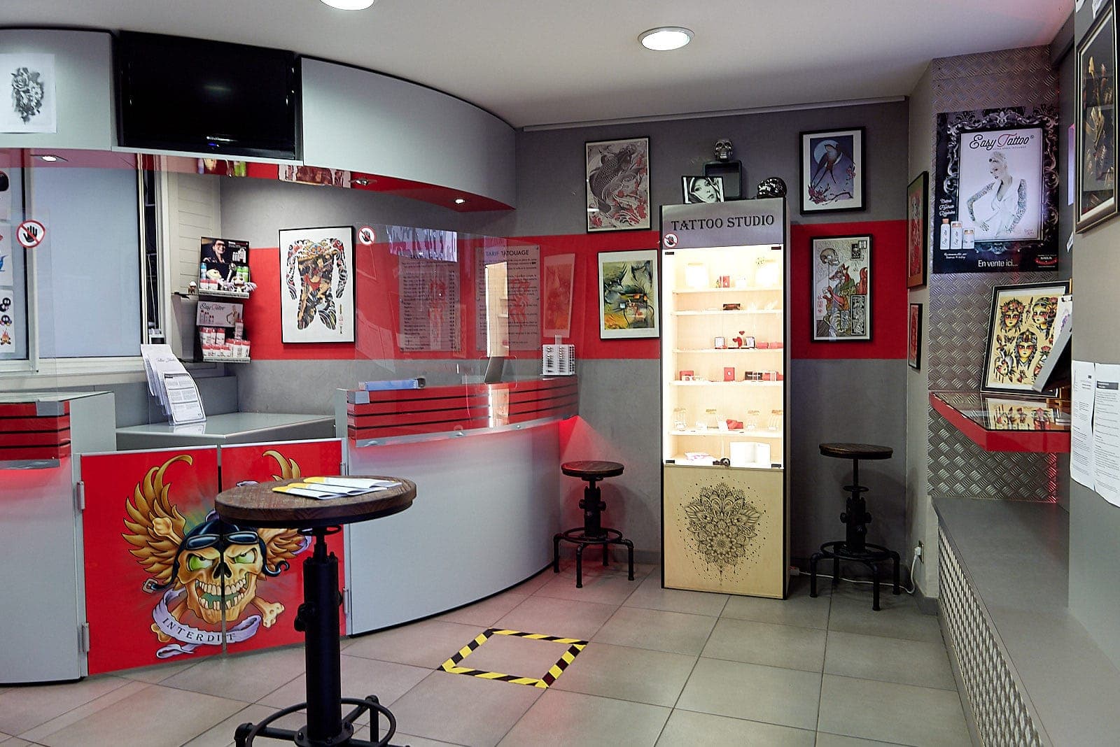 Les locaux du Tattoo Studio Tewfick, rue Jules Guitton à Angers - vue 5