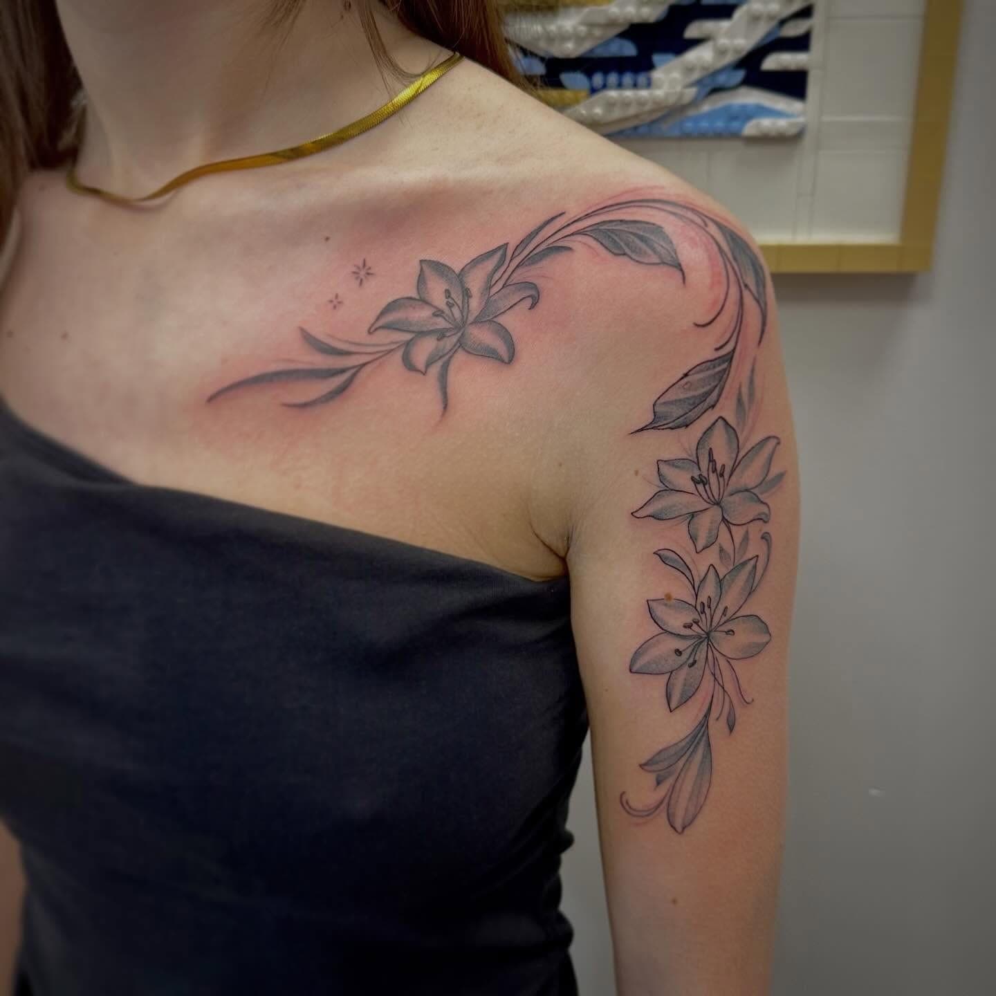 Tatouage réalisé par Ben au Tattoo Studio Tewfick à Angers