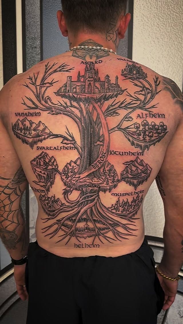 Tatouage réalisé par Ben au Tattoo Studio Tewfick à Angers