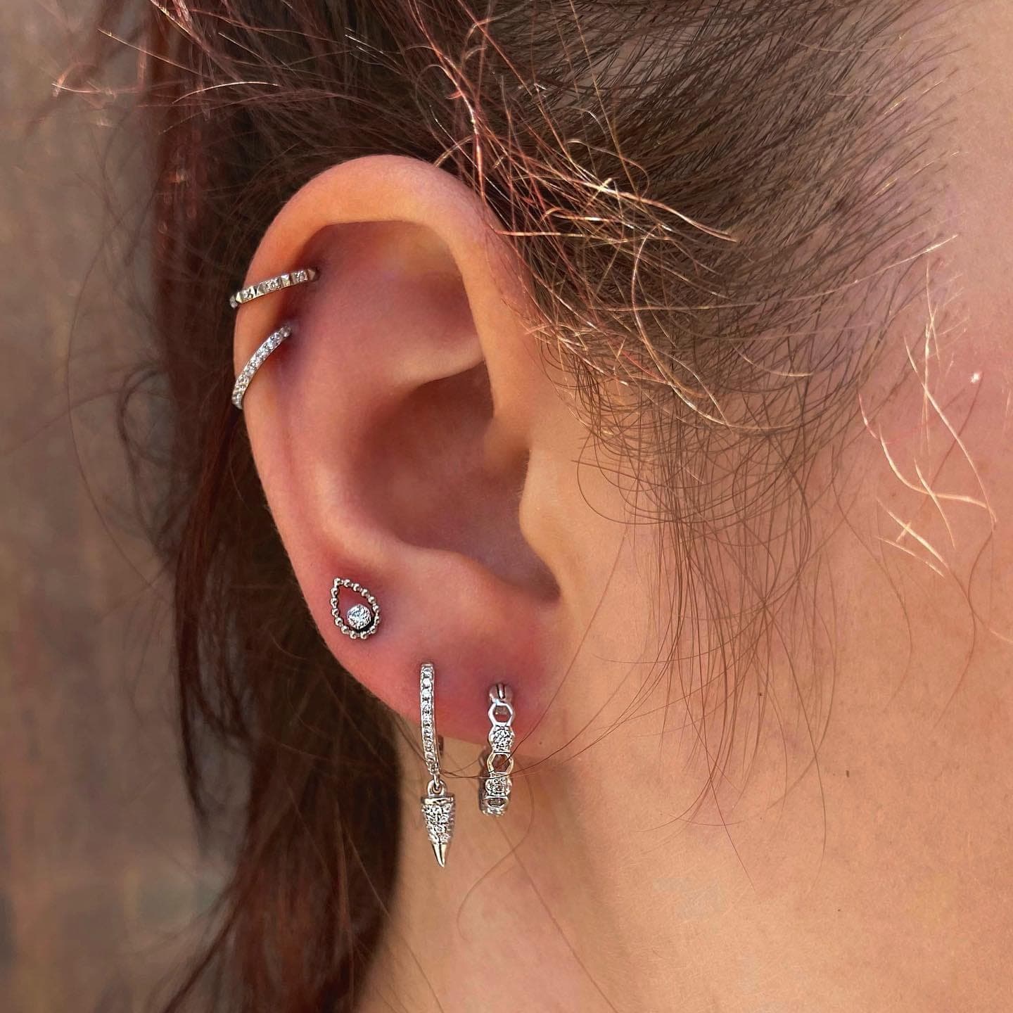 Piercing réalisé par Bryan au Tattoo Studio Tewfick à Angers