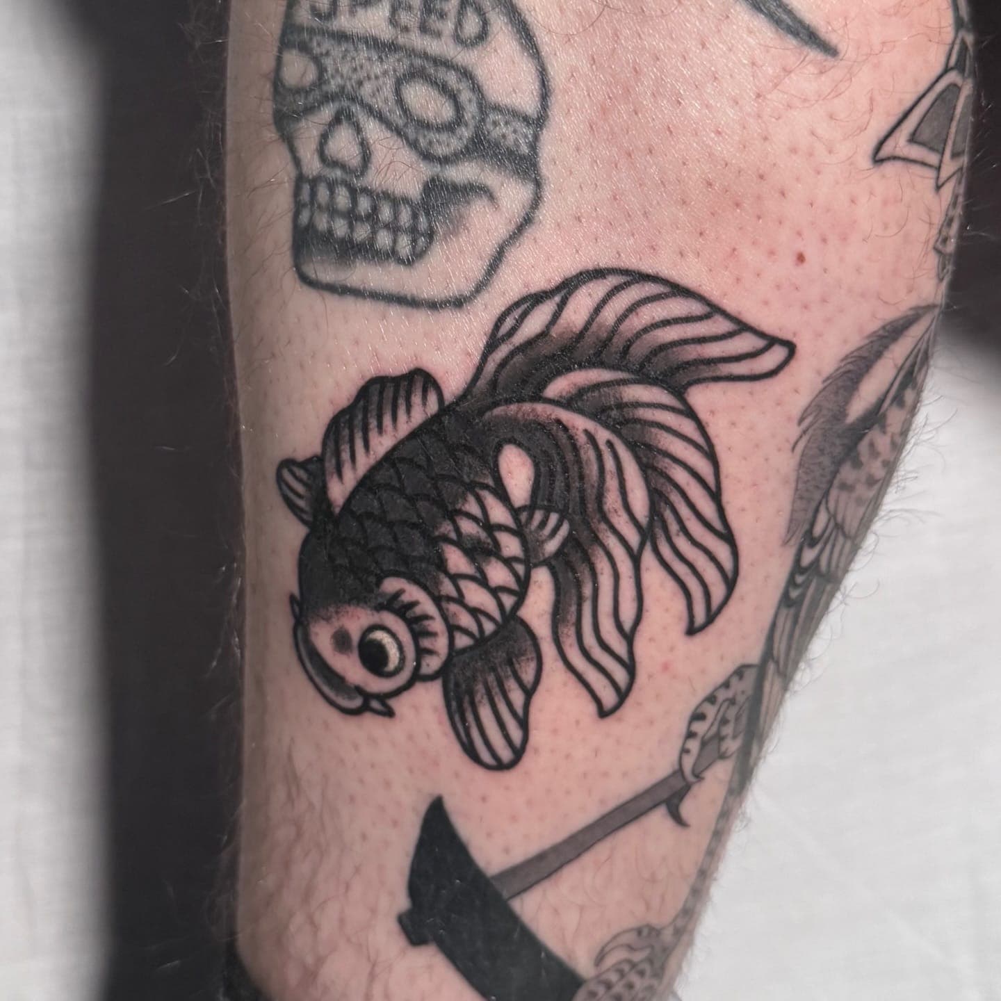 Tatouage réalisé par Dany au Tattoo Studio Tewfick à Angers