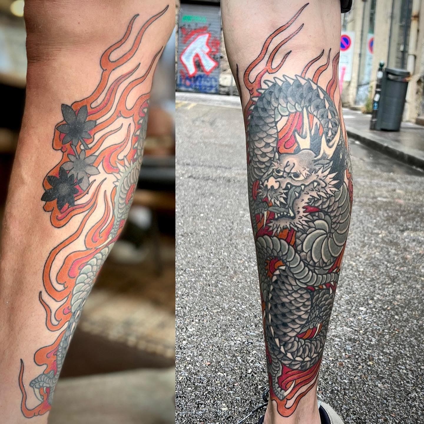 Tatouage réalisé par Adri au Tattoo Studio Tewfick à Angers