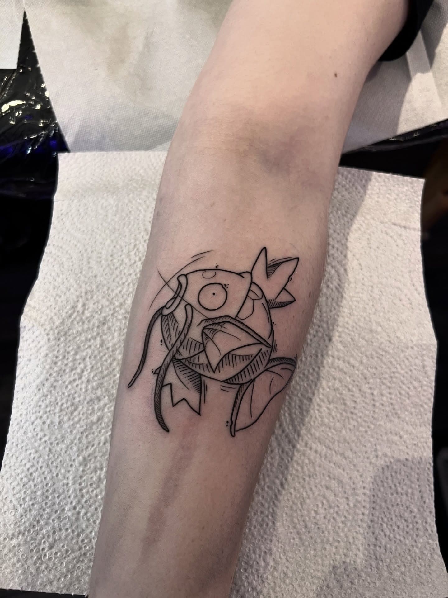 Tatouage réalisé par Hugo au Tattoo Studio Tewfick à Angers