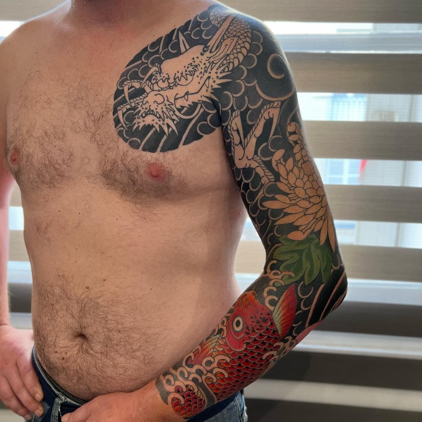 Tatouage réalisé par Adri au Tattoo Studio Tewfick à Angers