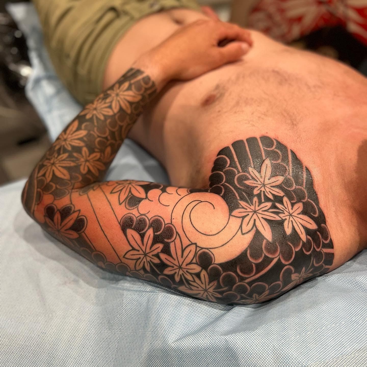 Tatouage réalisé par Adri au Tattoo Studio Tewfick à Angers