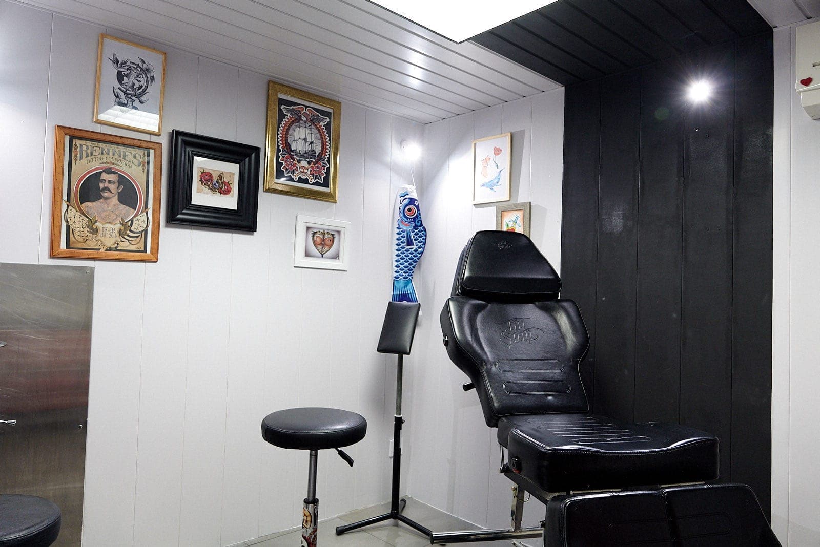 Les locaux du Tattoo Studio Tewfick, rue Jules Guitton à Angers - vue 11
