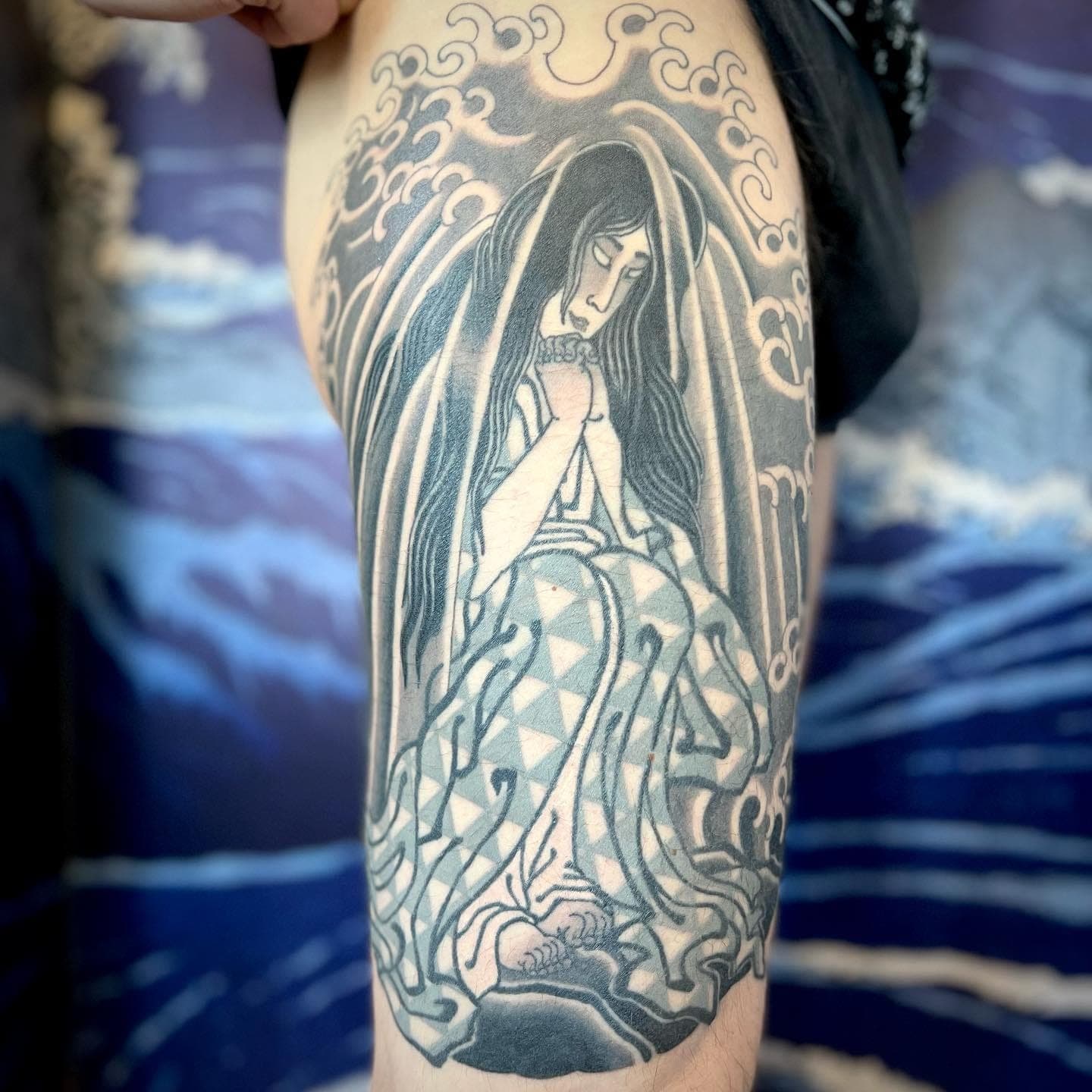 Tatouage réalisé par Adri au Tattoo Studio Tewfick à Angers