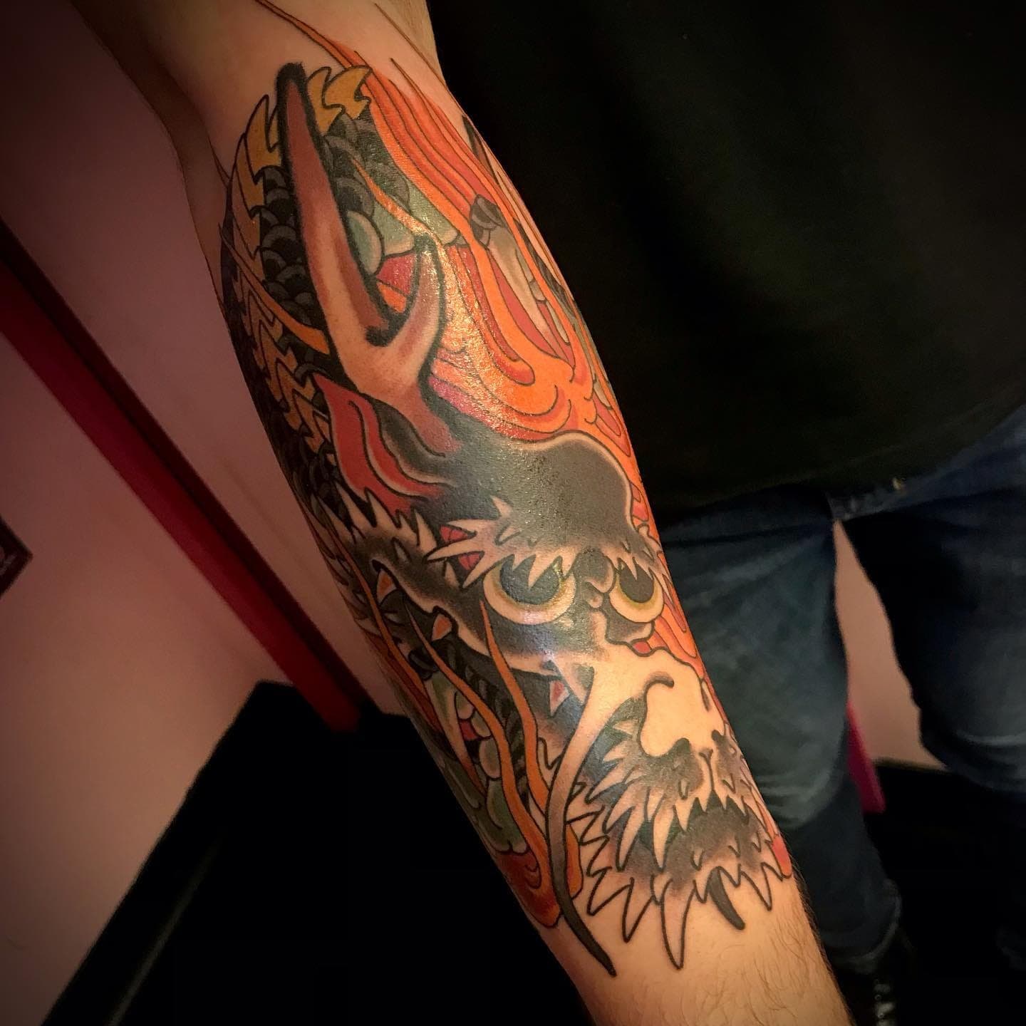 Tatouage réalisé par Adri au Tattoo Studio Tewfick à Angers