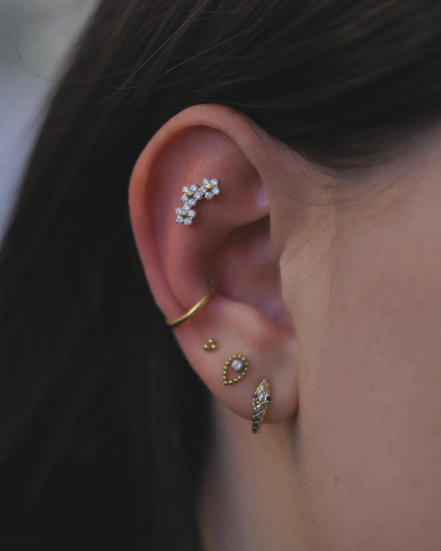 Piercing réalisé par Bryan au Tattoo Studio Tewfick à Angers