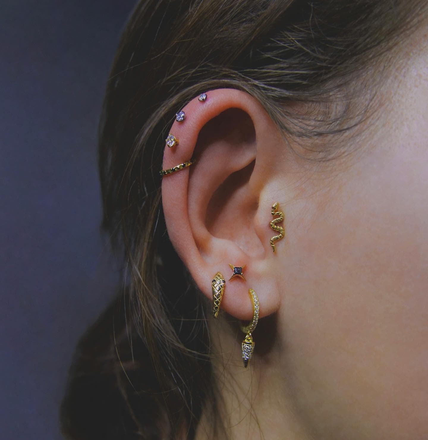 Piercing réalisé par Bryan au Tattoo Studio Tewfick à Angers