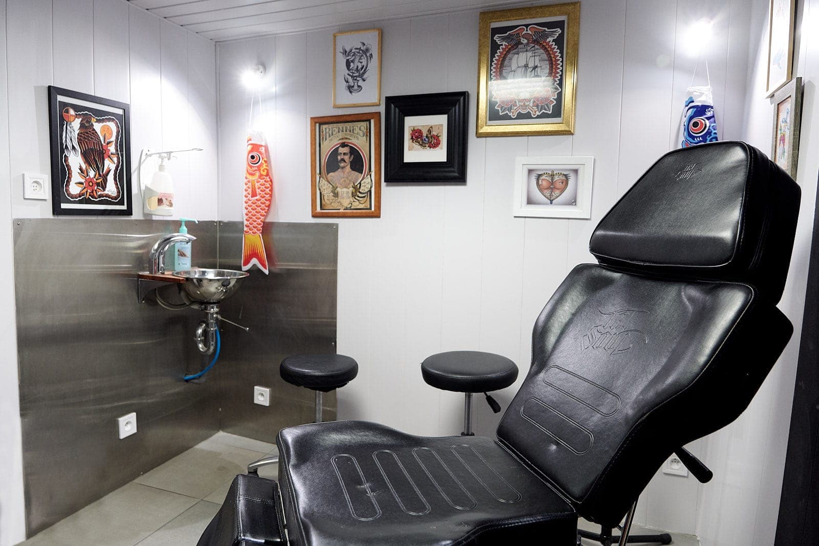 Les locaux du Tattoo Studio Tewfick, rue Jules Guitton à Angers - vue 10