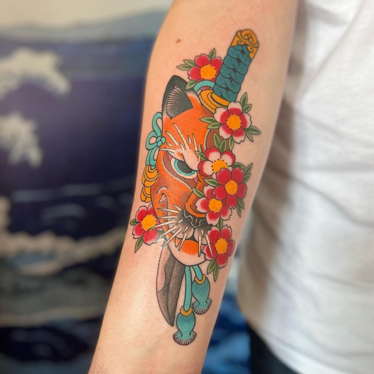 Tatouage réalisé par Adri au Tattoo Studio Tewfick à Angers