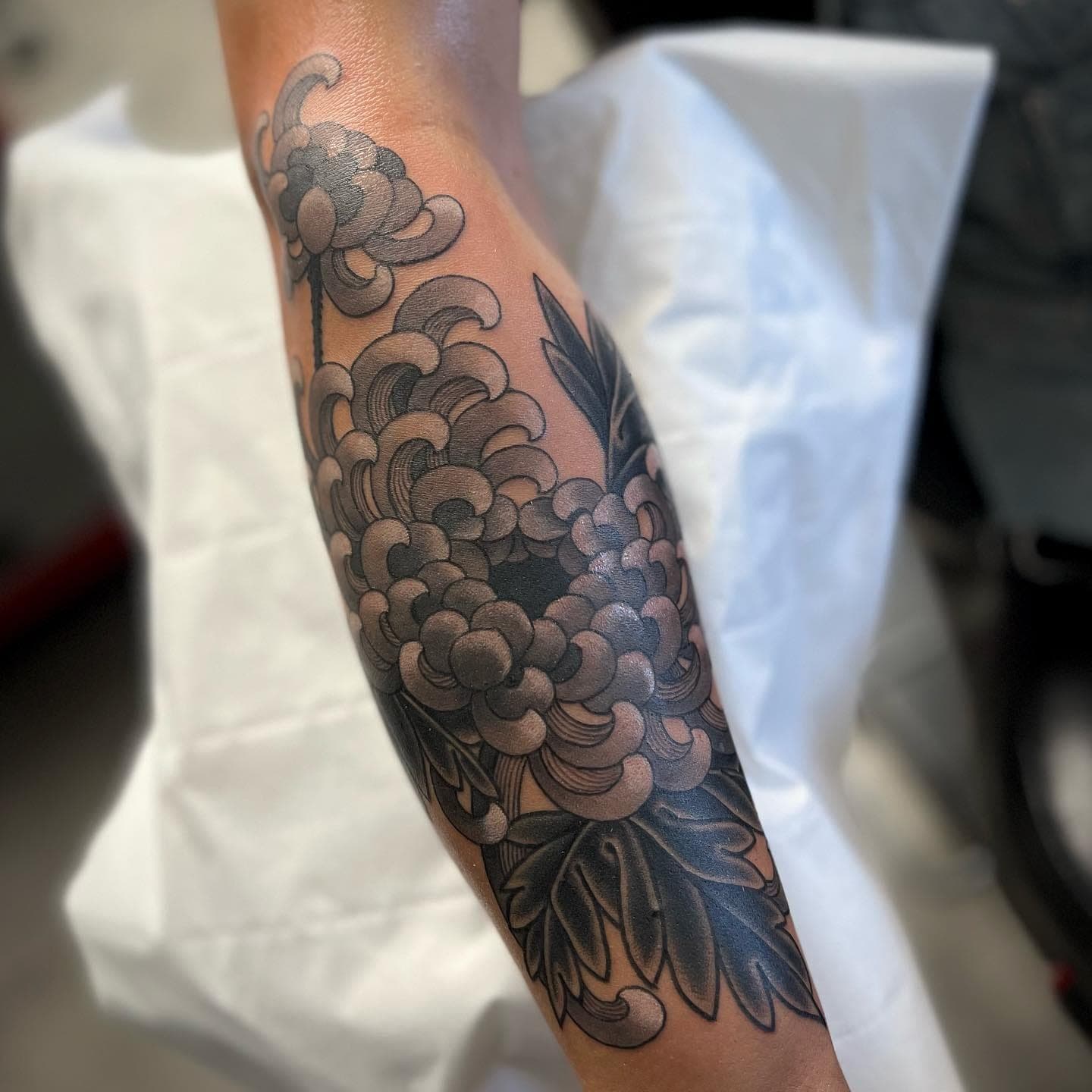 Tatouage réalisé par Adri au Tattoo Studio Tewfick à Angers