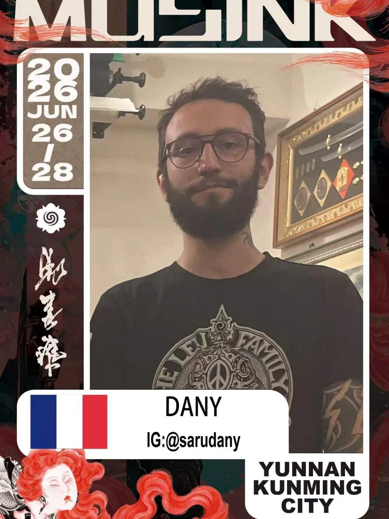 Tatouage réalisé par Dany au Tattoo Studio Tewfick à Angers