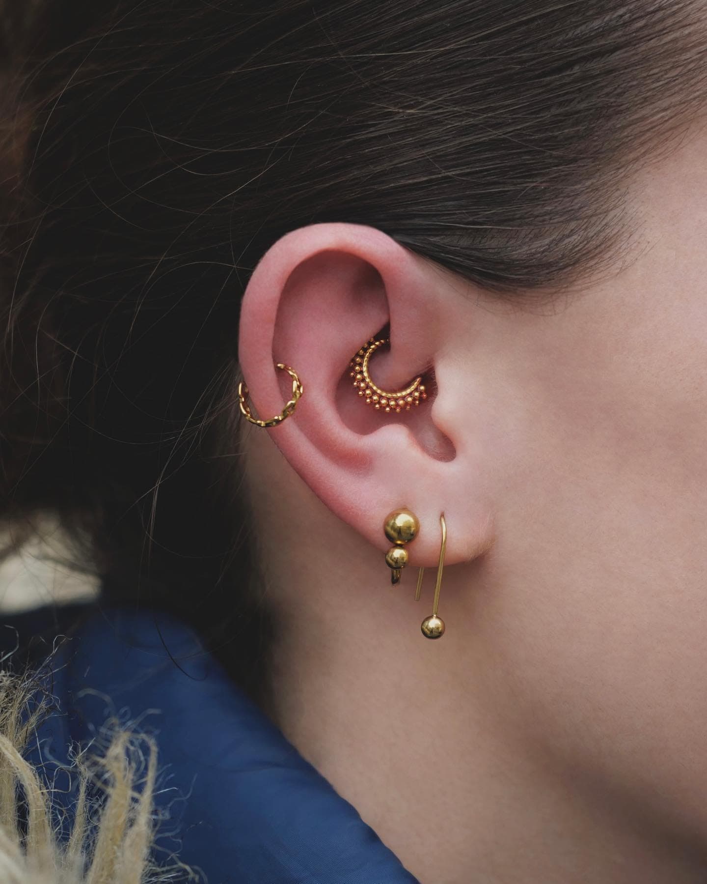 Piercing réalisé par Bryan au Tattoo Studio Tewfick à Angers