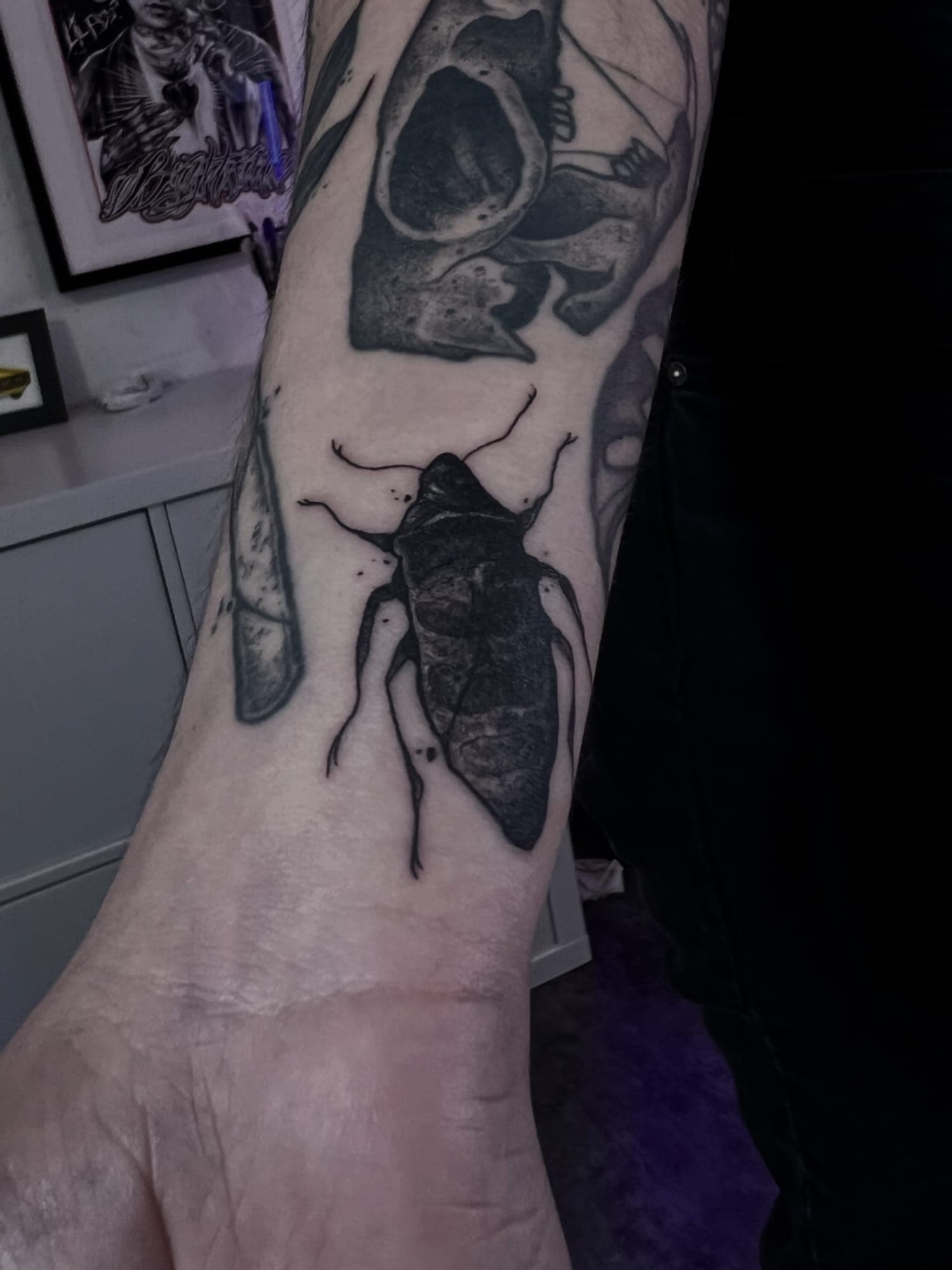 Tatouage réalisé par Hugo au Tattoo Studio Tewfick à Angers