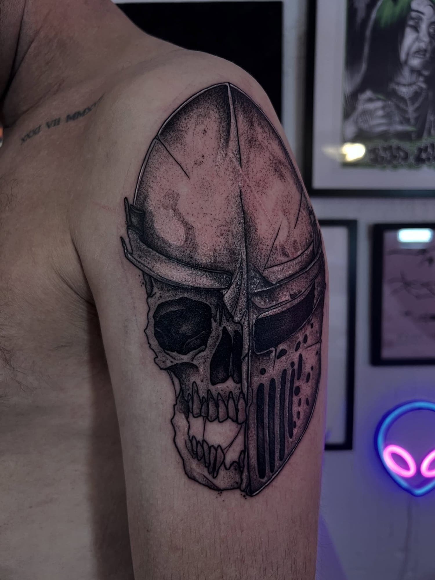 Tatouage réalisé par Hugo au Tattoo Studio Tewfick à Angers