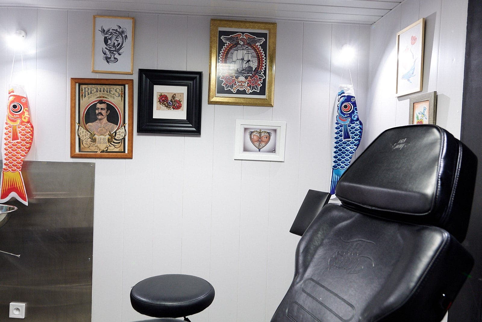 Les locaux du Tattoo Studio Tewfick, rue Jules Guitton à Angers - vue 8
