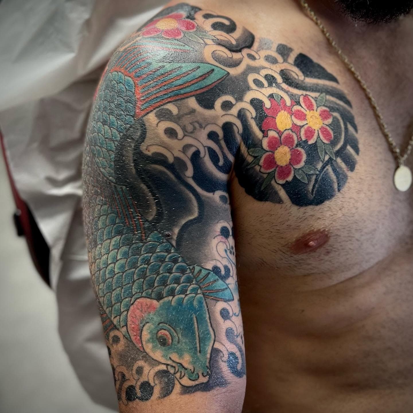 Tatouage réalisé par Adri au Tattoo Studio Tewfick à Angers