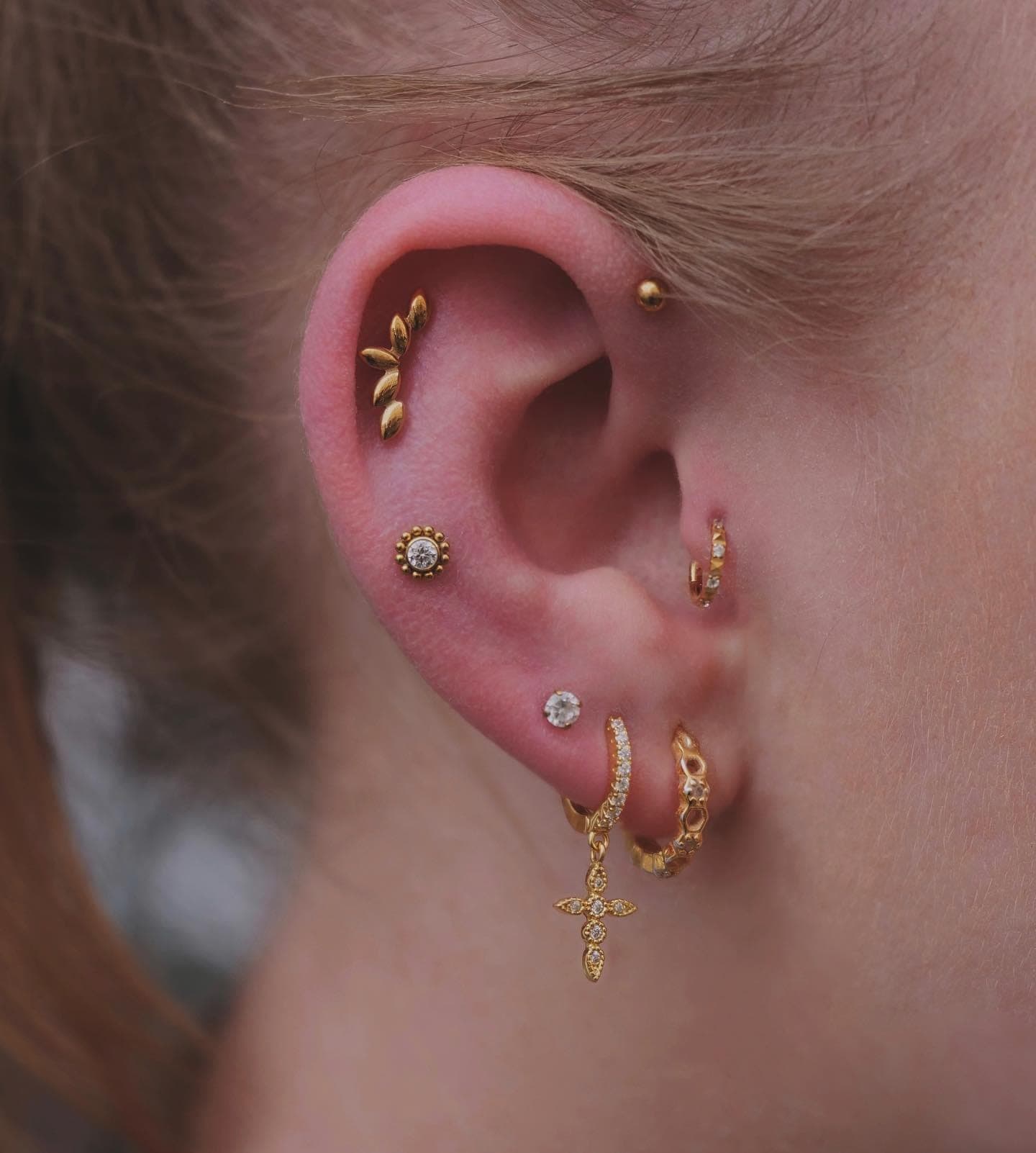 Piercing réalisé par Bryan au Tattoo Studio Tewfick à Angers