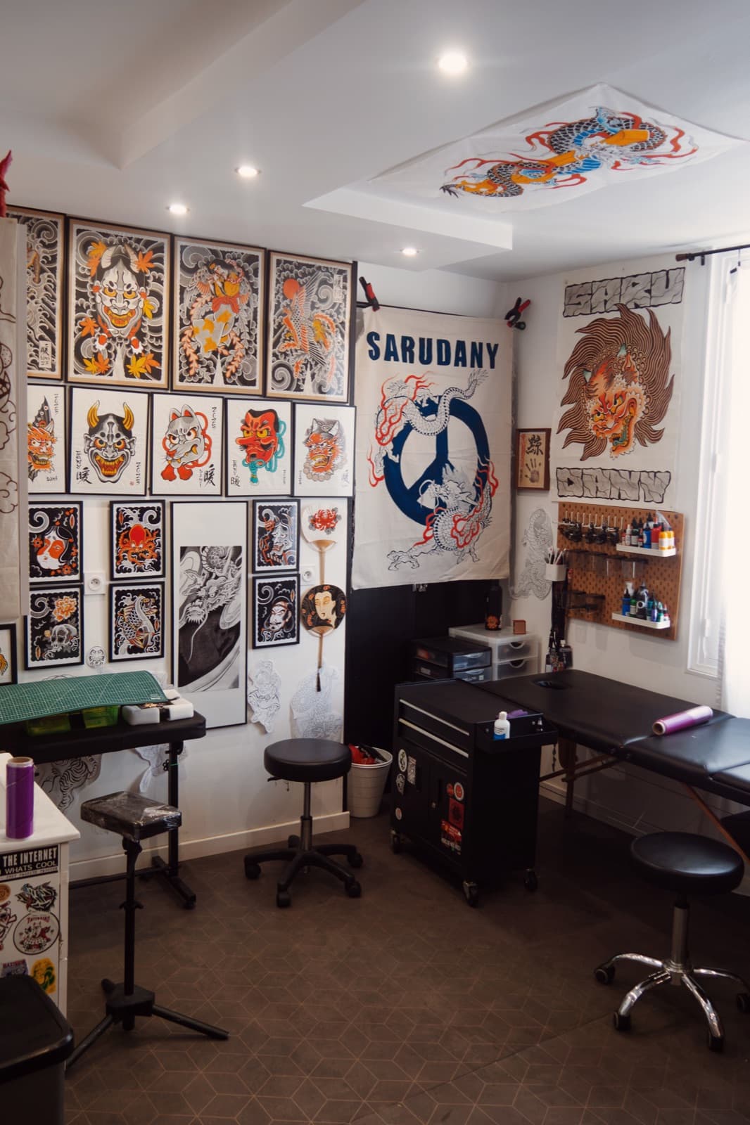 La salle de Dany, Tattoo Studio Tewfick à Angers